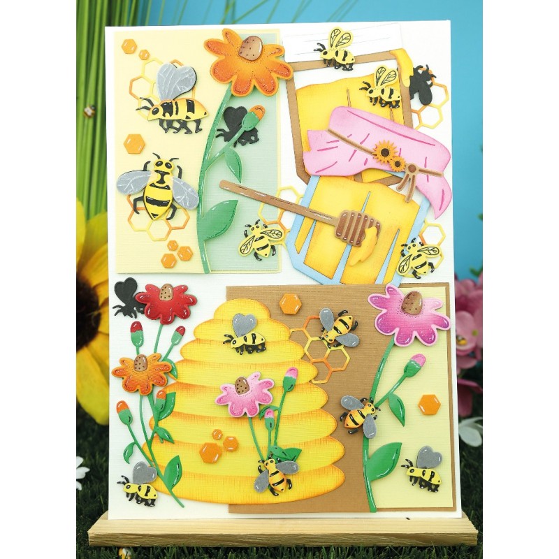 Dies - Yvonne Creations - Bee Honey - Honey