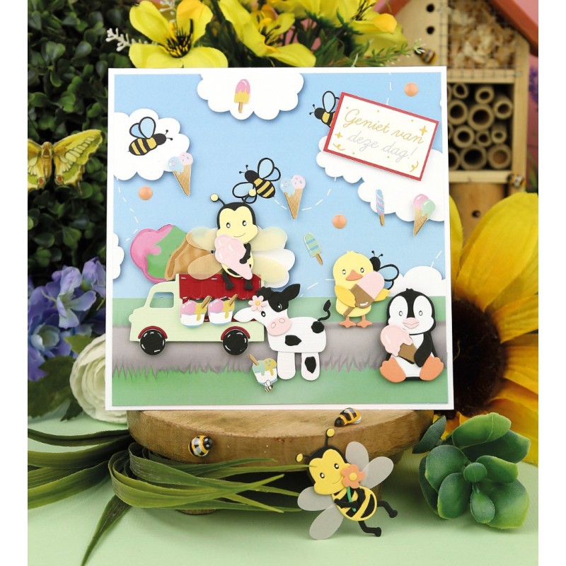 Designed by Anna - Mix and Match Cutting Dies - Ice Cream Truck