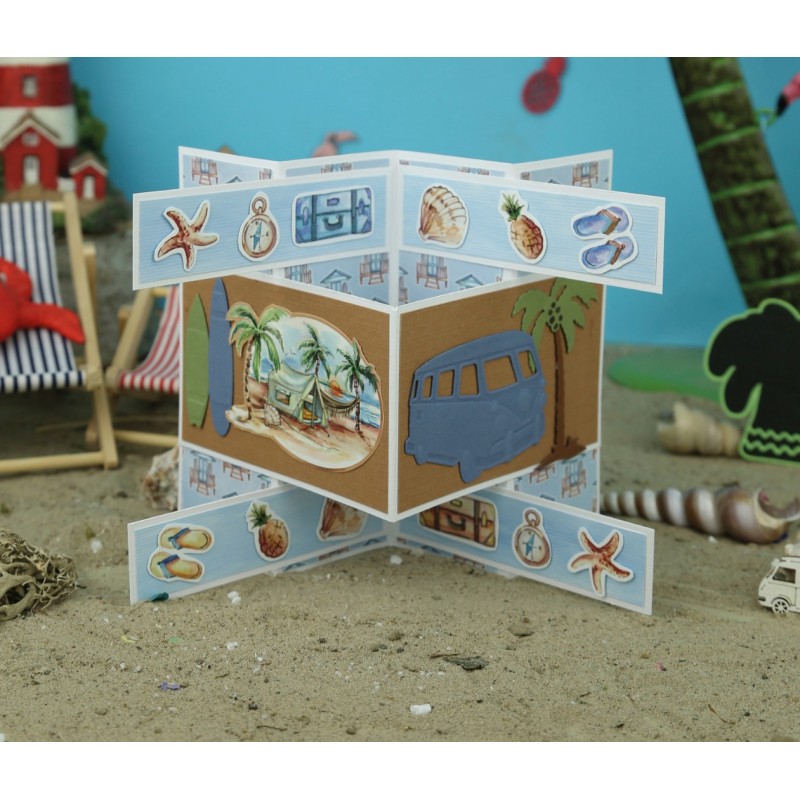 3D Cutting Sheet - Yvonne Creations - Summer Vibes - Camping