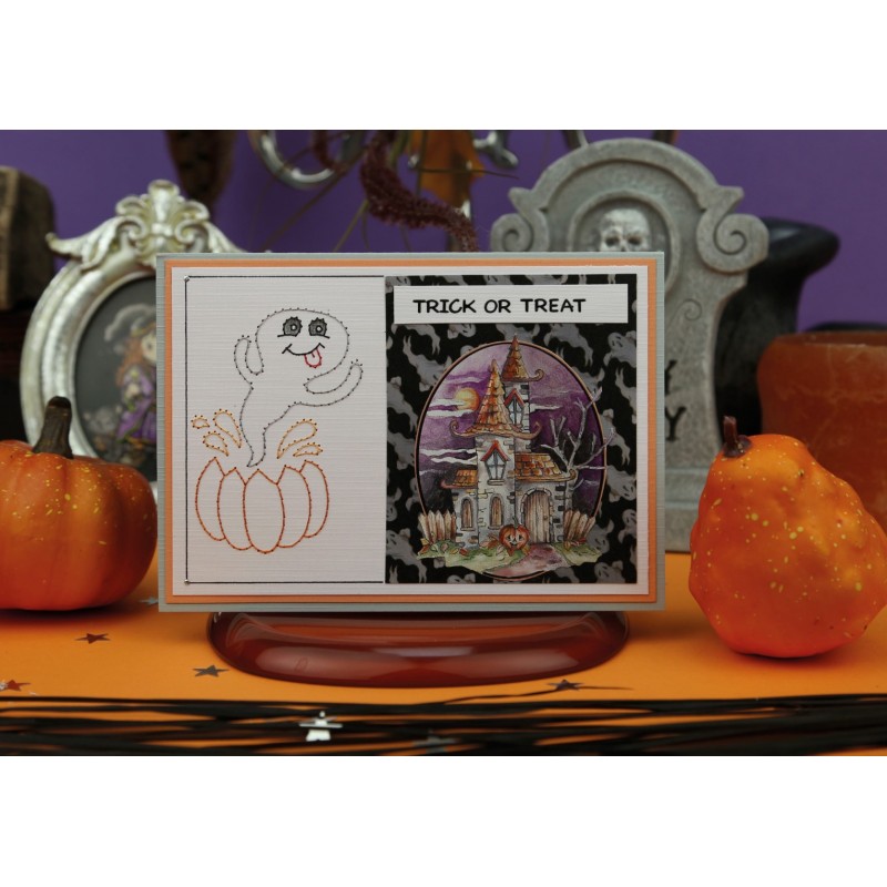 3D Cutting Sheet - Yvonne Creations - Trick or Treat - Halloween Witch