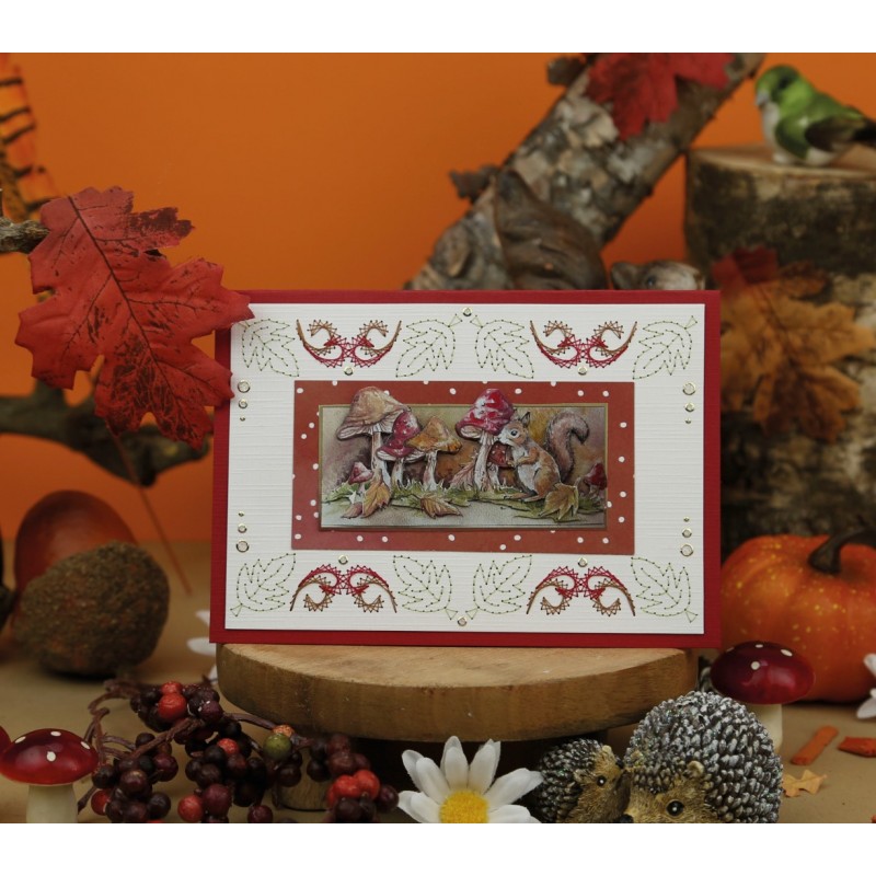 3D Cutting Sheet - Yvonne Creations - Awesome Autumn - Fox