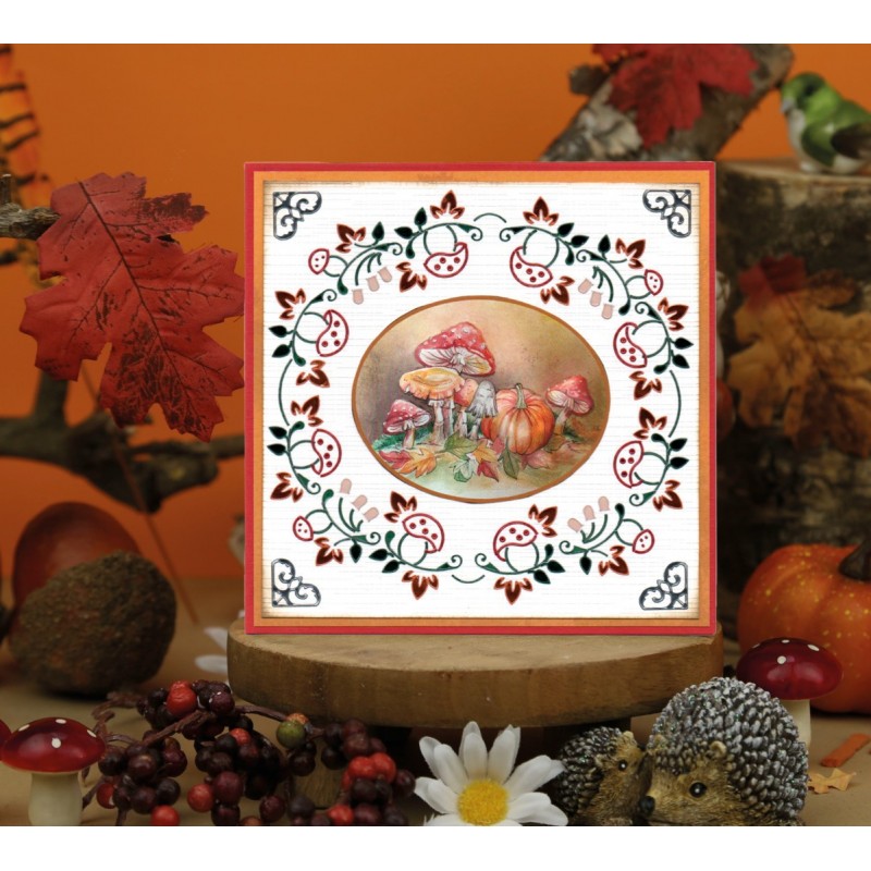 3D Cutting Sheet - Yvonne Creations - Awesome Autumn - Pumpkin