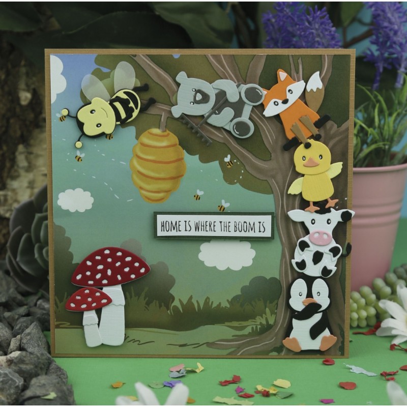 Designed by Anna - Mix and Match Cutting Dies - Blake Bear