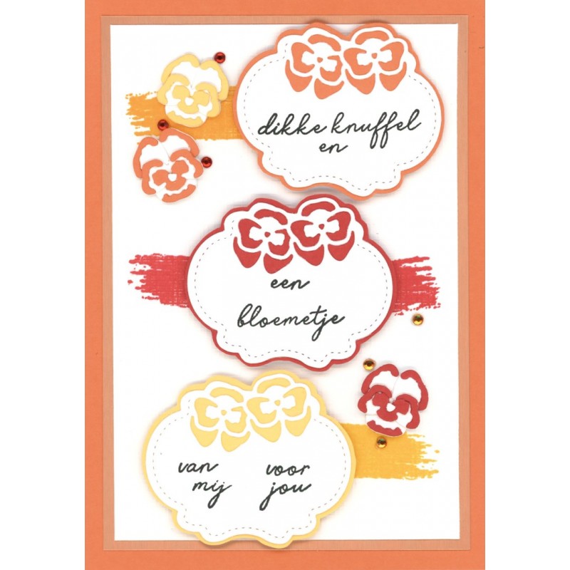 Card Deco Essentials Clear Stamps - Paint Streaks