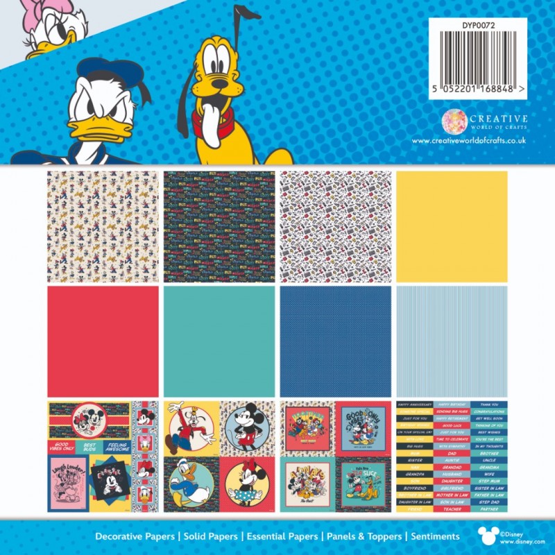 Mickey and Friends - Card Making 8x8 Pad