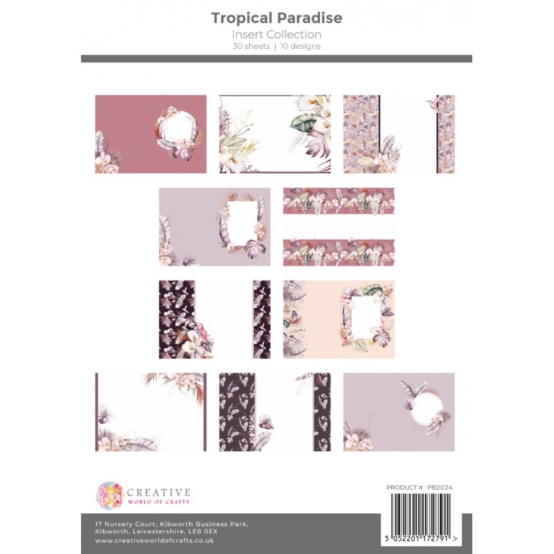 The Paper Boutique Tropical Paradise Insert Collection