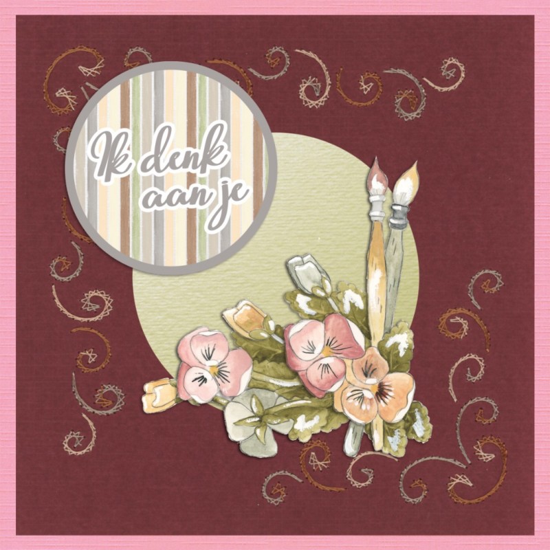 Stitch and Do on Colour 26 - Precious Marieke - Painted Pansies