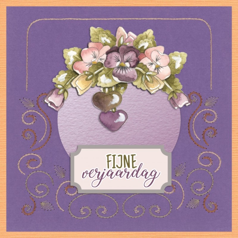 Stitch and Do on Colour 26 - Precious Marieke - Painted Pansies