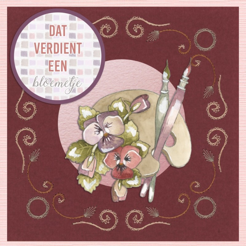 Stitch and Do on Colour 26 - Precious Marieke - Painted Pansies