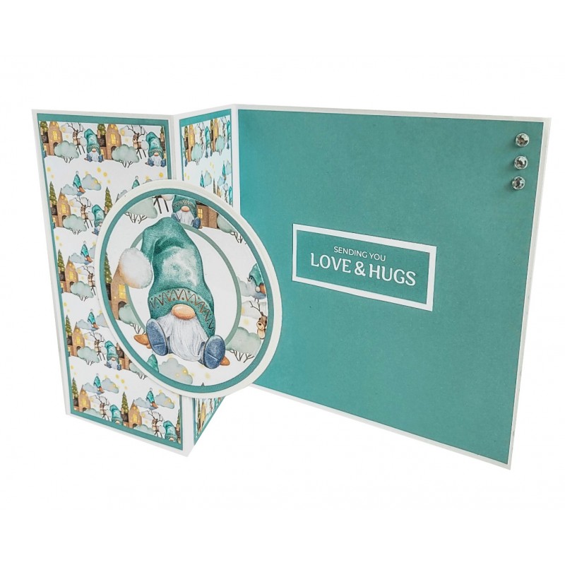 The Paper Boutique A Gnome Family Christmas 8x8 Paper Kit Pad