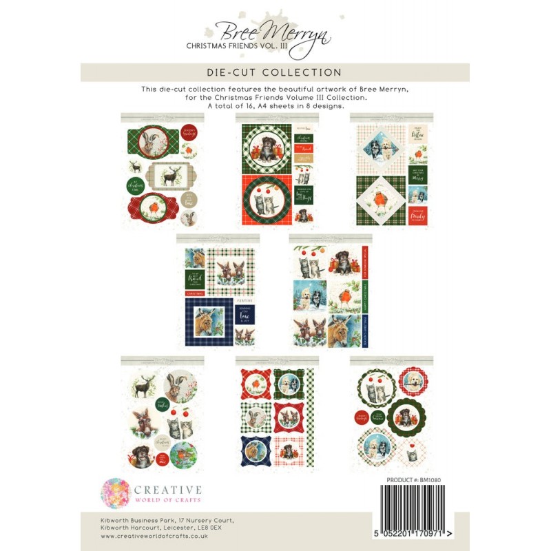 Bree Merryn Christmas Friends Vol III - Die-Cut Collection