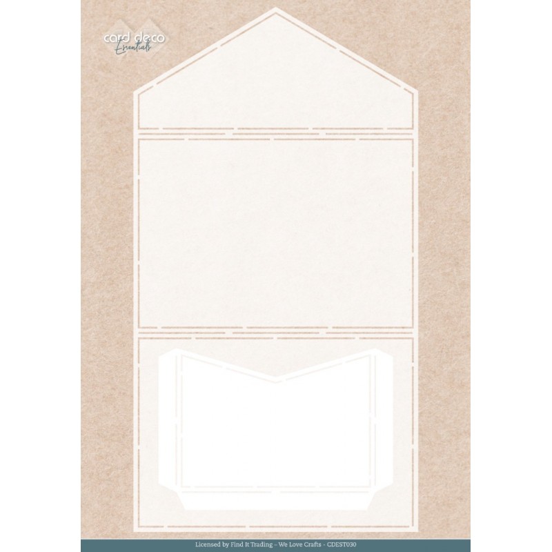 Stencil - Card Deco Essentials - Lemon Breeze - Envelope A4