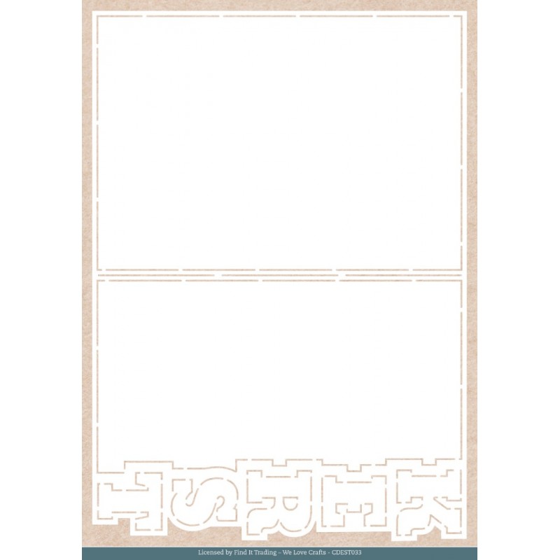 Stencil - Card Deco Essentials - Ruby Christmas Kerst - A4