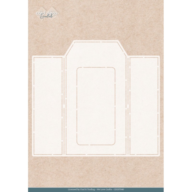 Stencil - Card Deco Essentials - Frosted Gold Label - A4