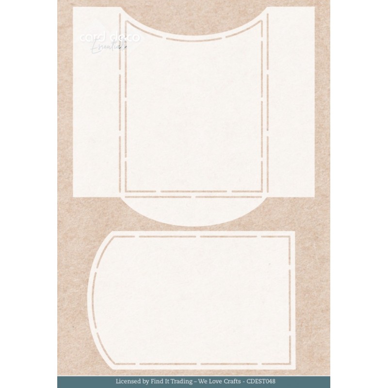 Stencil - Card Deco Essentials - Mystic Winter Pocket - A5