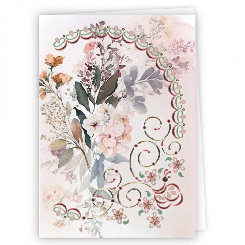 Dot and Do Cards A6 1 - Wedding Flowers