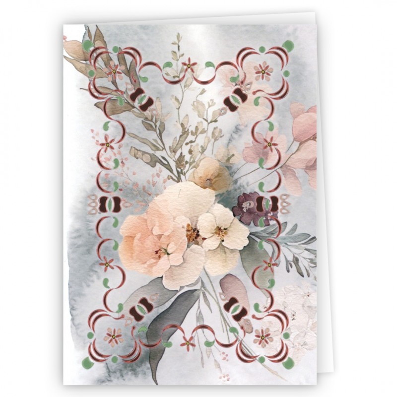 Dot and Do Cards A6 1 - Wedding Flowers