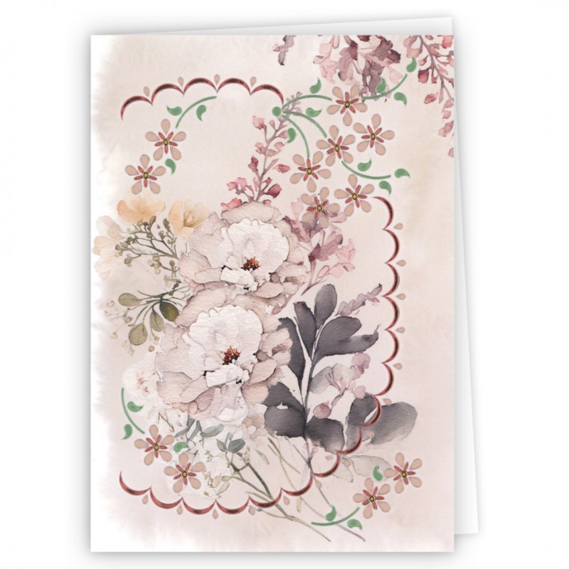 Dot and Do Cards A6 1 - Wedding Flowers