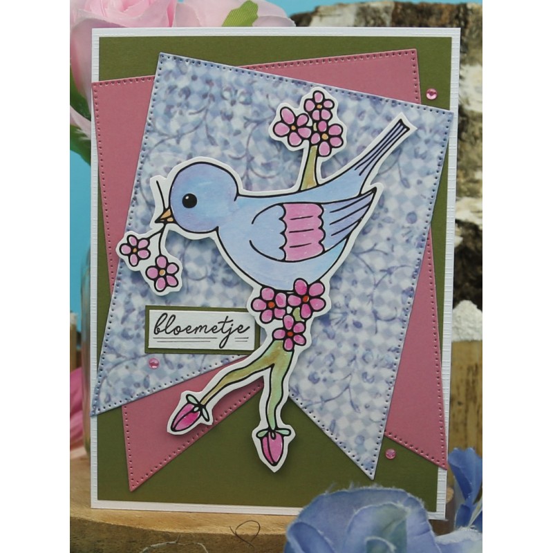 Clear Stamps - Berries Beauties - Happy Blue Birds - Bird