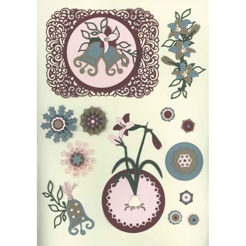 Dies - Precious Marieke - Ruby Christmas - Ruby Circle Frame