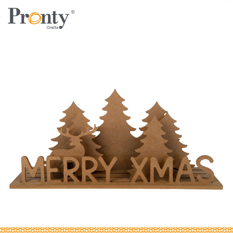 MDF Scene - Pronty Crafts - Merry XMAS MDF Scene - Pronty Crafts - Merry XMAS
