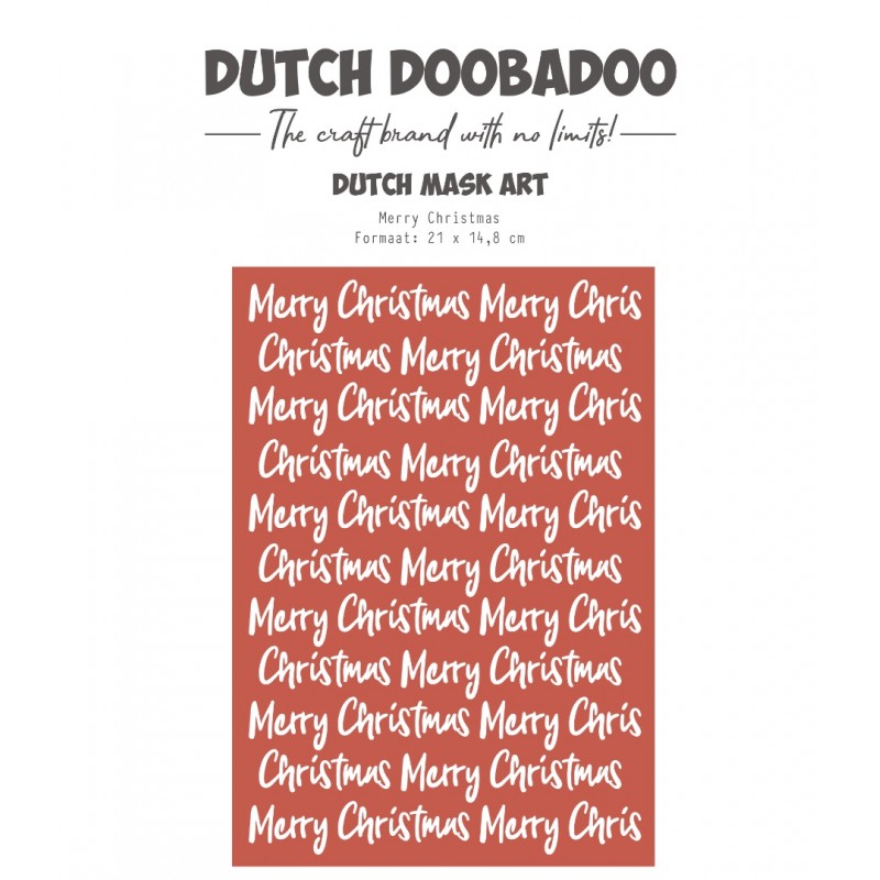 Dutch Mask Art - DDBD - Merry Christmas A5 Dutch Mask Art - DDBD - Merry Christmas A5