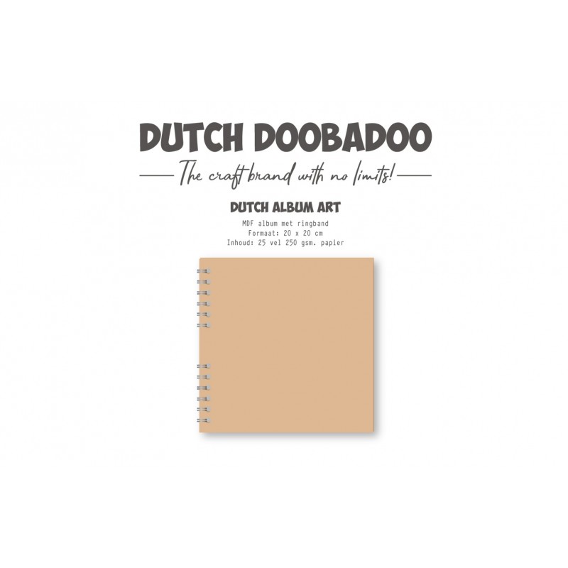 Art Journal - DDBD - MDF 20 x 20 cm