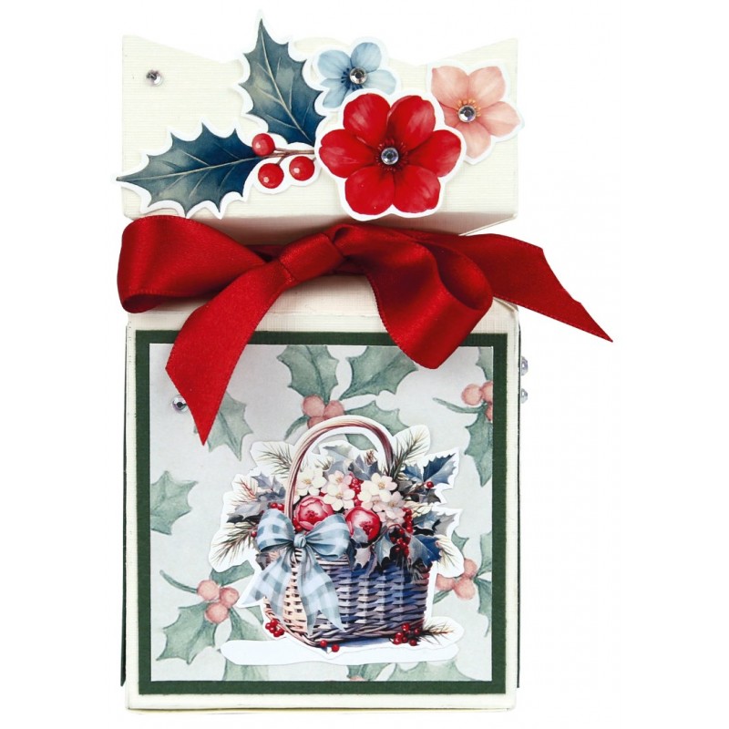3D Cutting Sheet - Berries Beauties - Frosted Florals - Vase