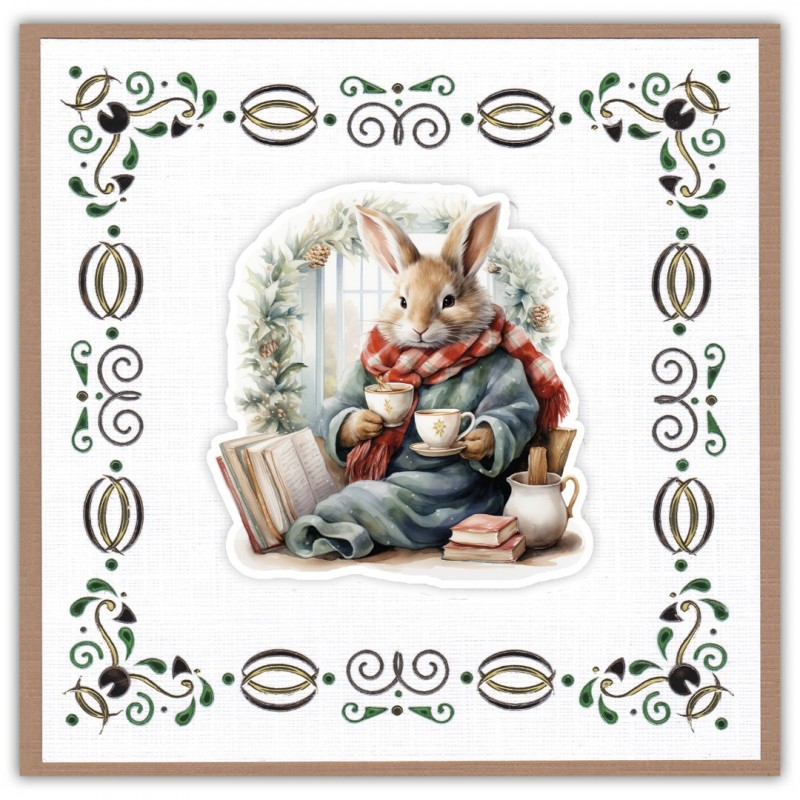 Dot and Do 292 - Berries Beauties - Winter Bunnies