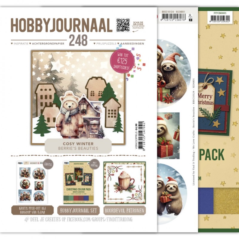 SET Hobbyjournaal 248 - Christmas Color Pack SET Hobbyjournaal 248 - Christmas Color Pack