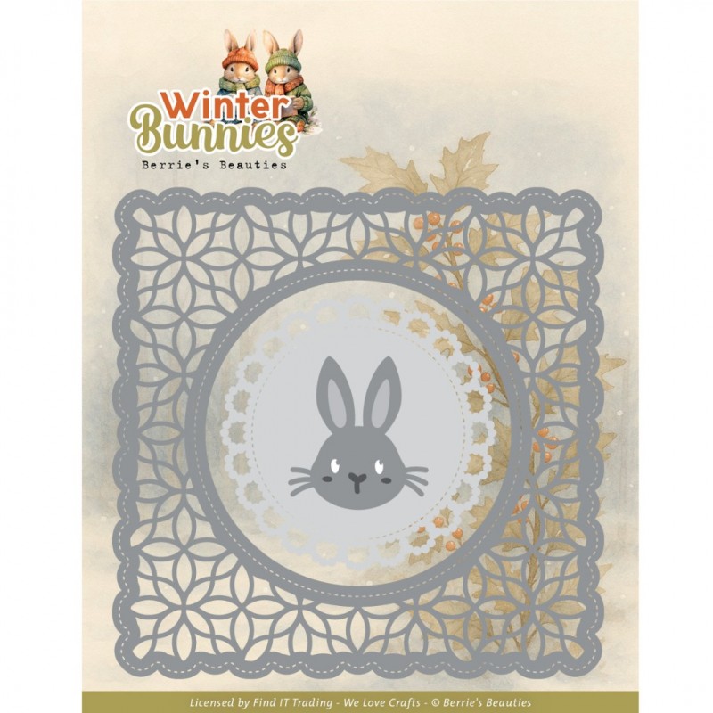 Dies - Berries Beauties - Winter Bunnies - Bunny Frame Dies - Berries Beauties - Winter Bunnies - Bunny Frame