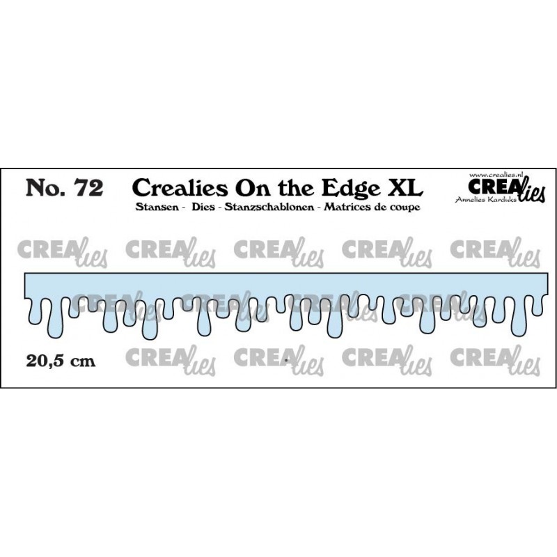 Crealies Die – Icicles with Dripping Honey and Frosting XL Crealies Die – Icicles with Dripping Honey and Frosting XL