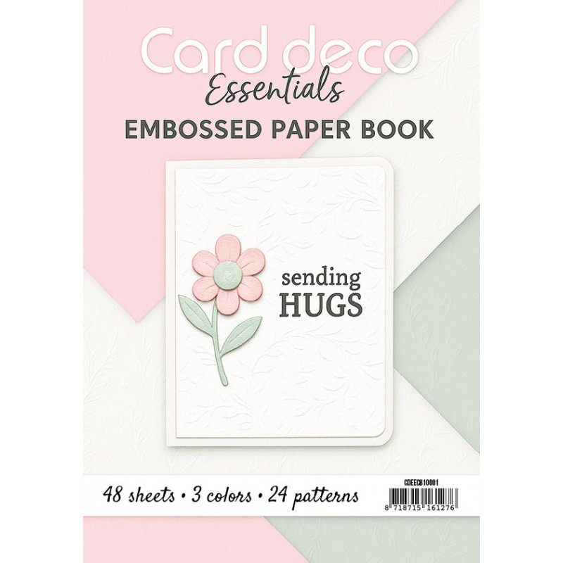 Card Deco Essentials - Embossed Paper Book Card Deco Essentials - Embossed Paper Book