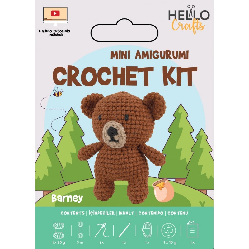 Knitty Critters - Easy Amigurumi Kit - Barney