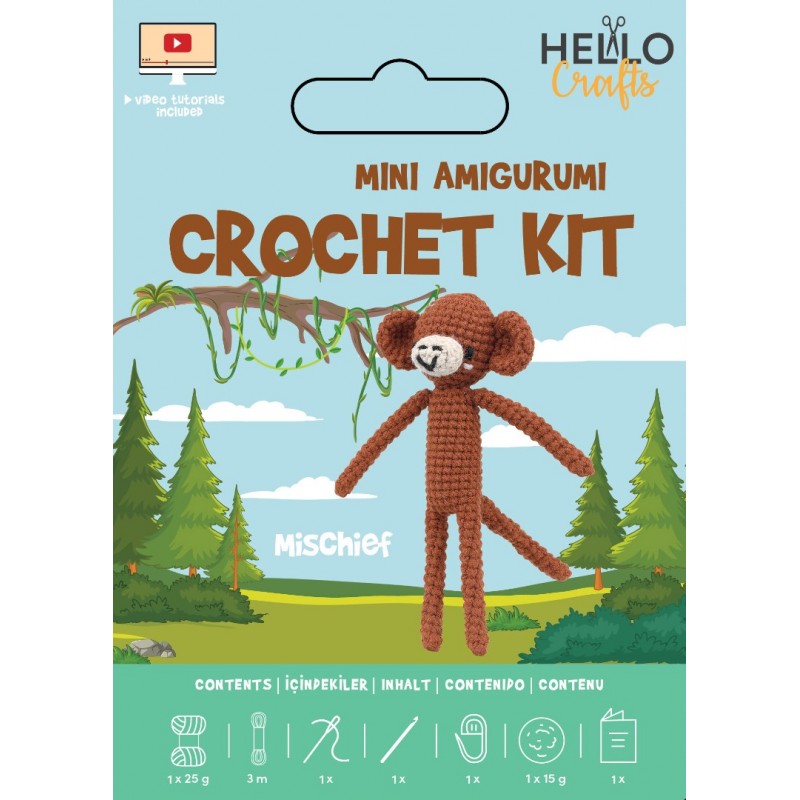 Knitty Critters - Easy Amigurumi Kit - Mischief