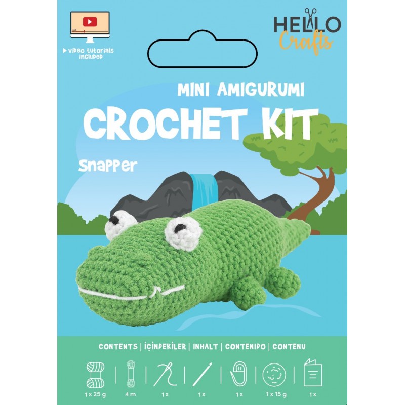 Knitty Critters - Easy Amigurumi Kit - Snapper