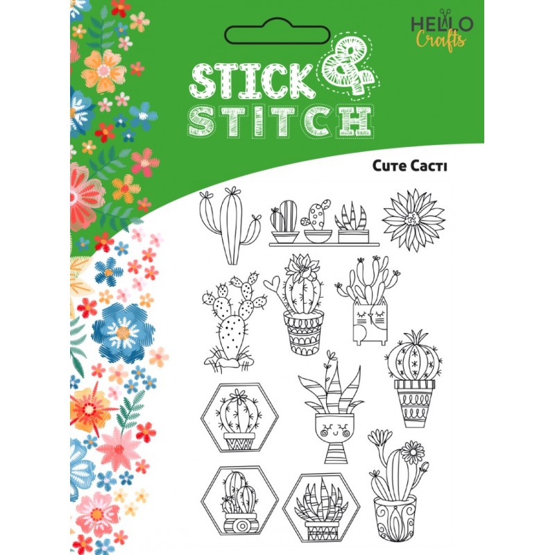Stick and Stitch Cute Cacti Stick and Stitch Cute Cacti