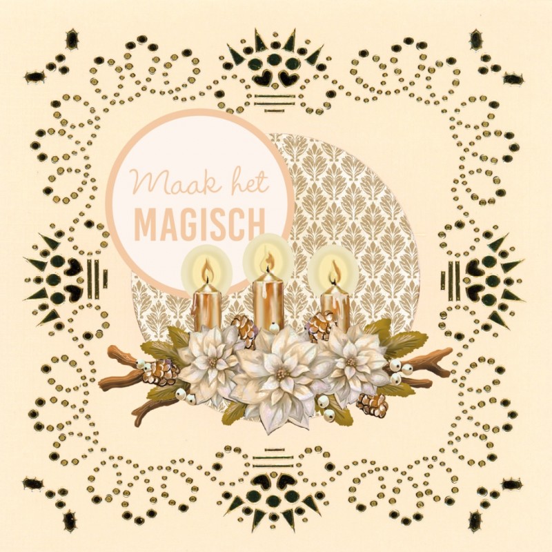 Hobbydots on Colour 38 - Frosted Gold Christmas