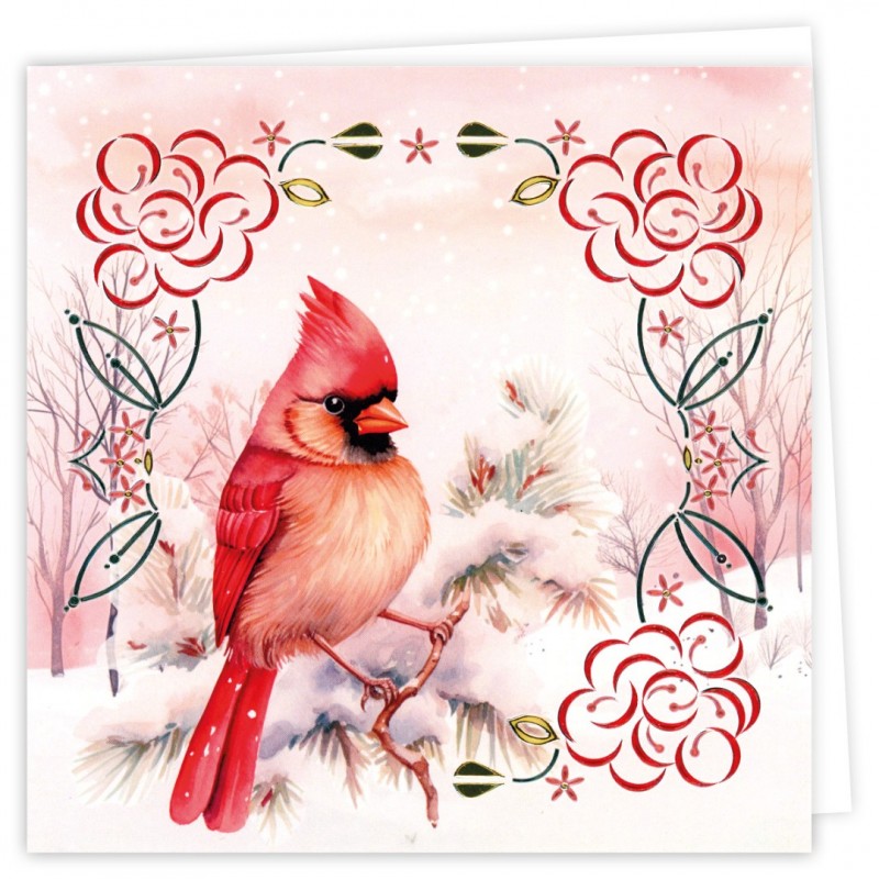 Dot and Do Cards 31 - Berries Beauties - Red Birds