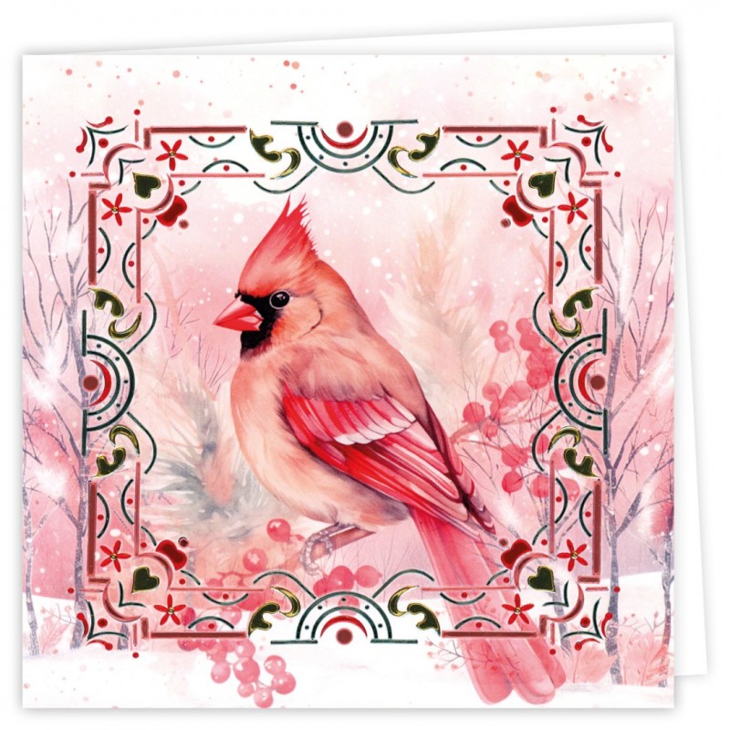 Dot and Do Cards 31 - Berries Beauties - Red Birds