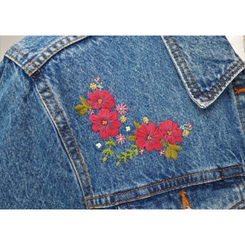 Stick and Stitch Tropical Blooms