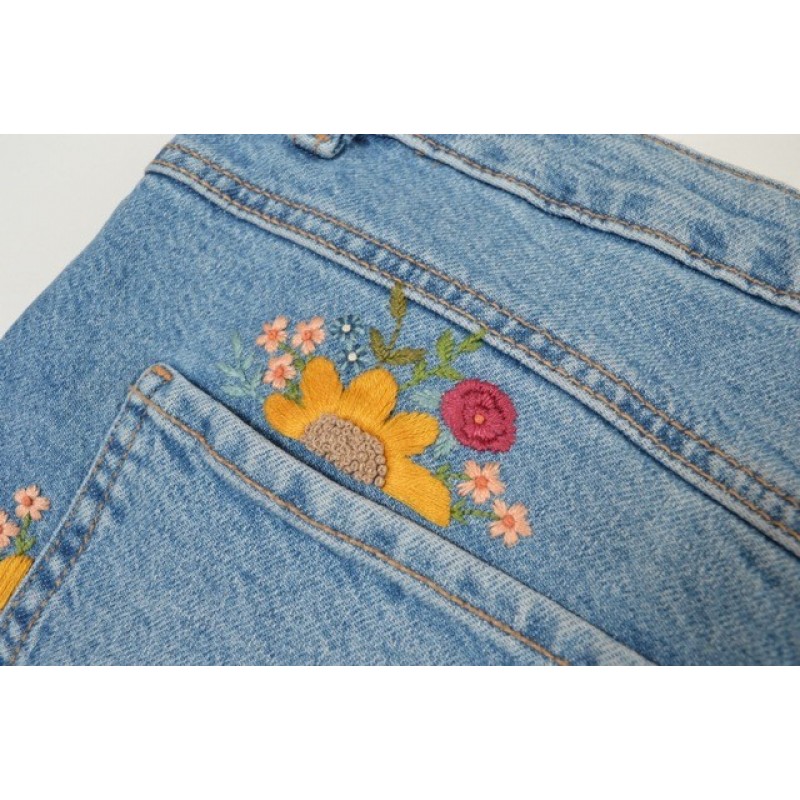 Stick and Stitch Summer Blooms