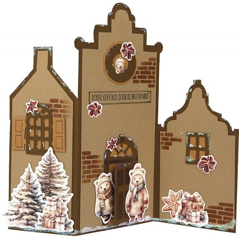 Linen Cardstock Pack - Berries Beauties - Cosy Winter - A4