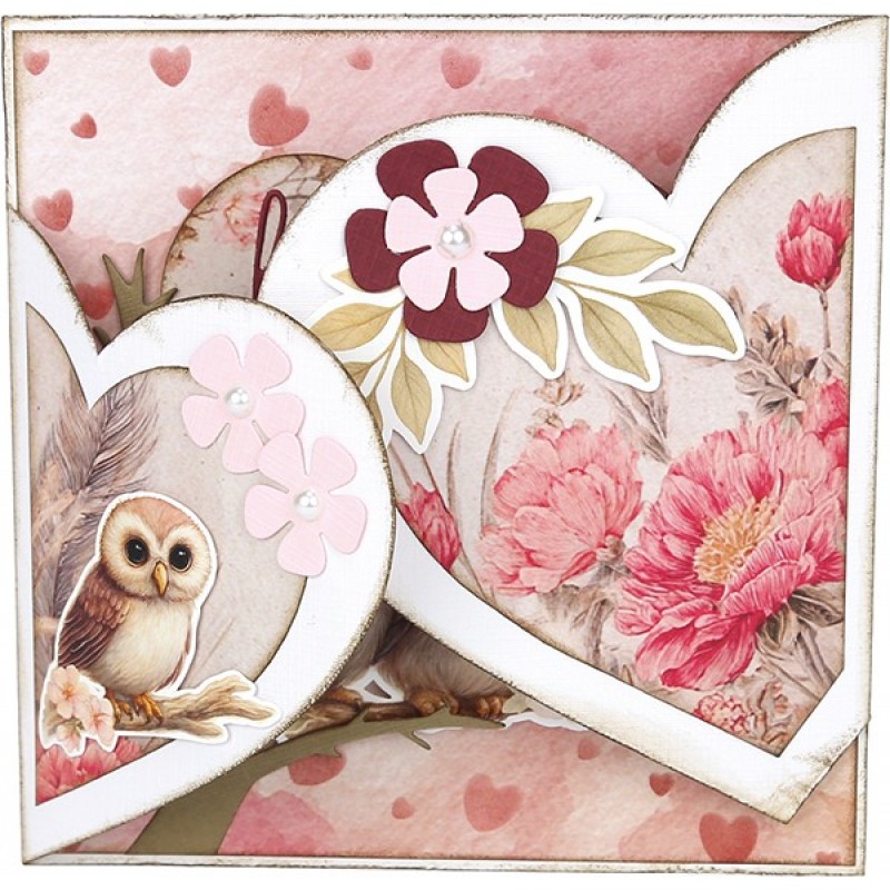 Stencil - Card Deco Essentials - Owlways Yours - Always Yours Card