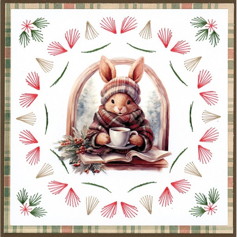 3D Cutting Sheet - Berries Beauties - Winter Bunnies - Mini