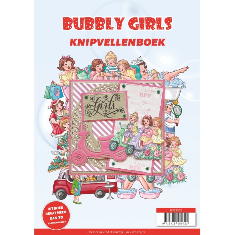 Knipvellenboek - Bubbly Girls Knipvellenboek - Bubbly Girls