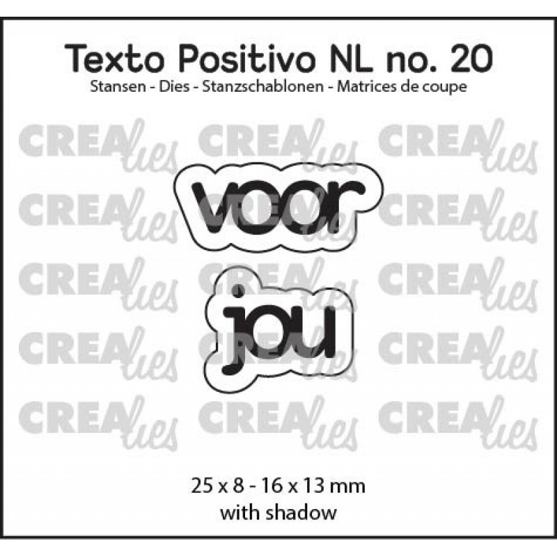 Crealies Die – Text Voor Jou For You Crealies Die – Text Voor Jou For You