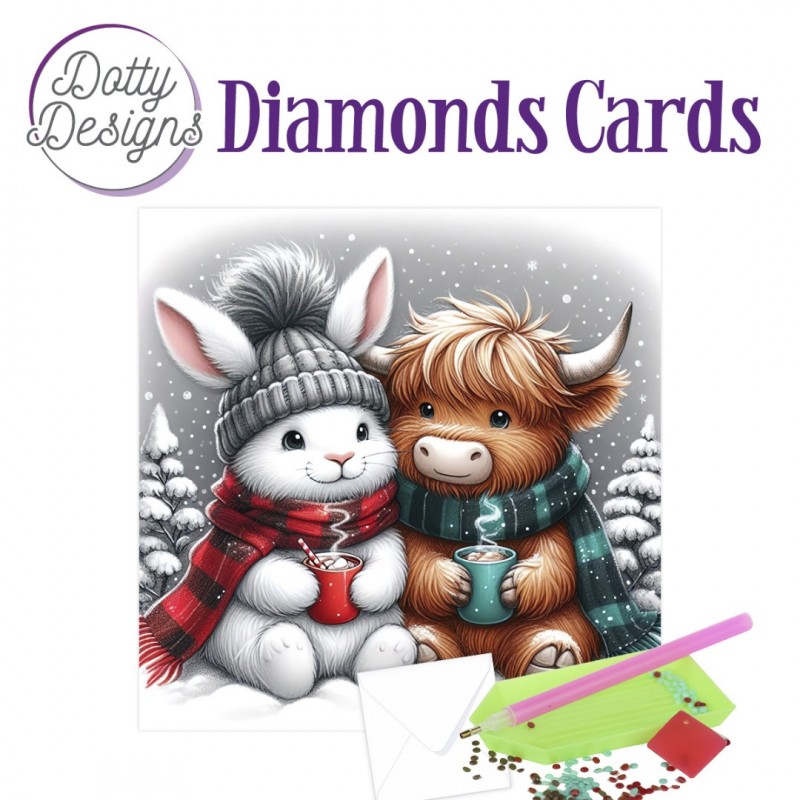Dotty Designs Diamond Cards - Winter Friends Dotty Designs Diamond Cards - Winter Friends