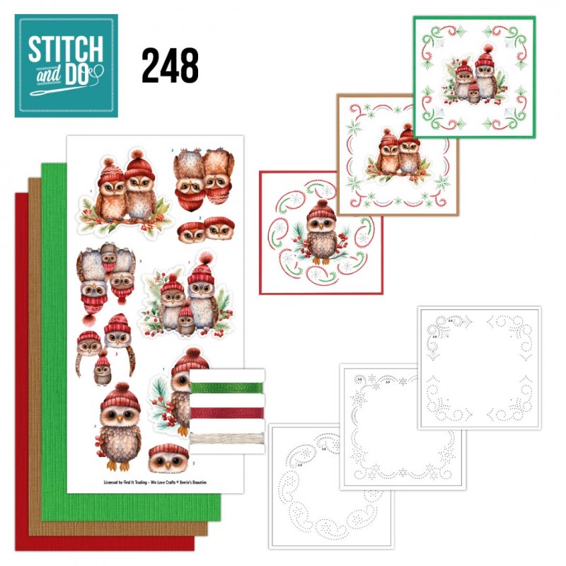 Stitch and Do 248 Berries Beauties - A Very Furry Christmas Stitch and Do 248 Berries Beauties - A Very Furry Christmas