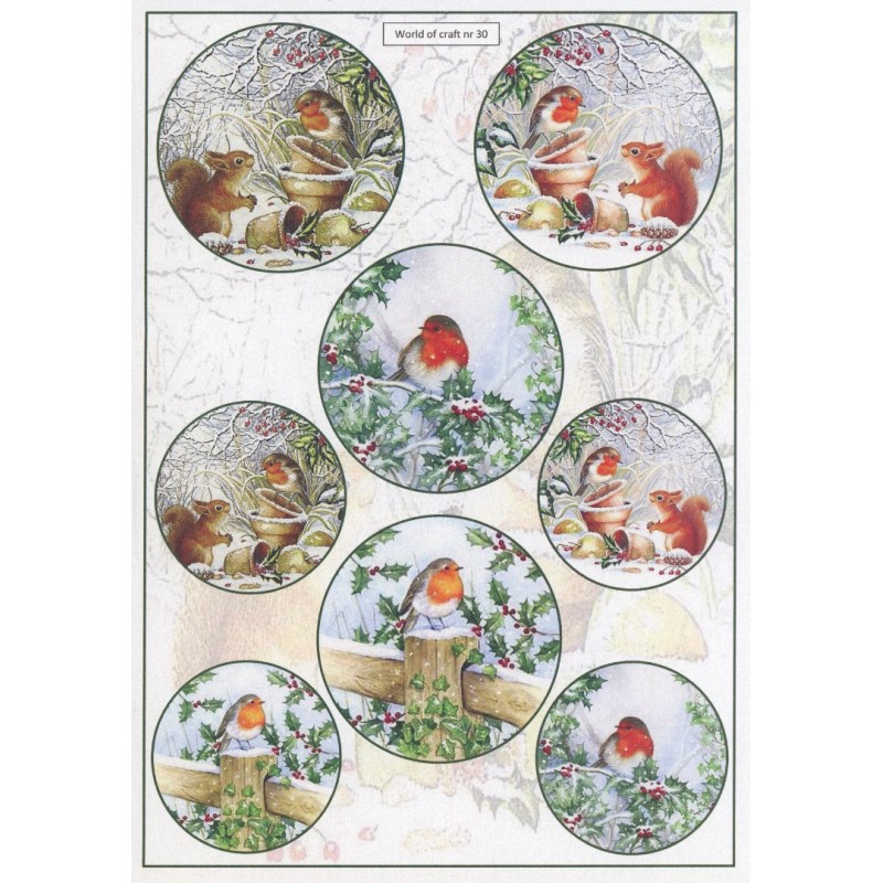 Cutting Sheet - WOC - nr 30 - Winter Animals